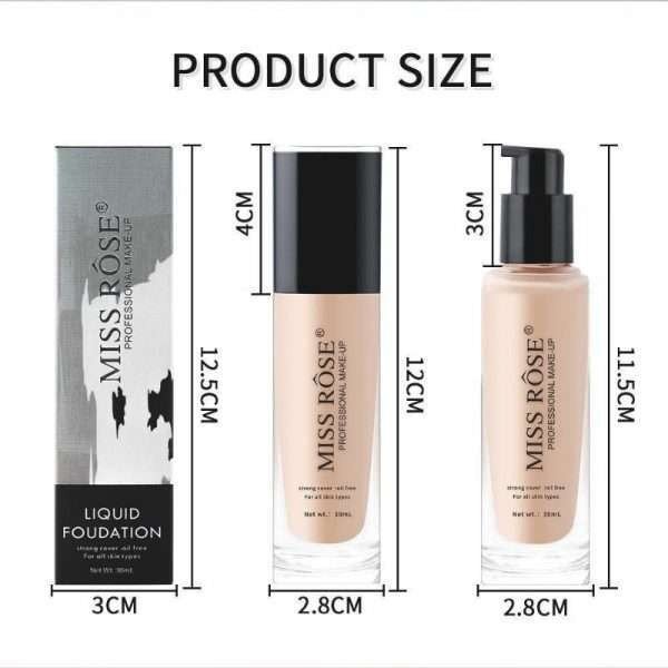 Miss Rose Oil Free Liquid foundation
