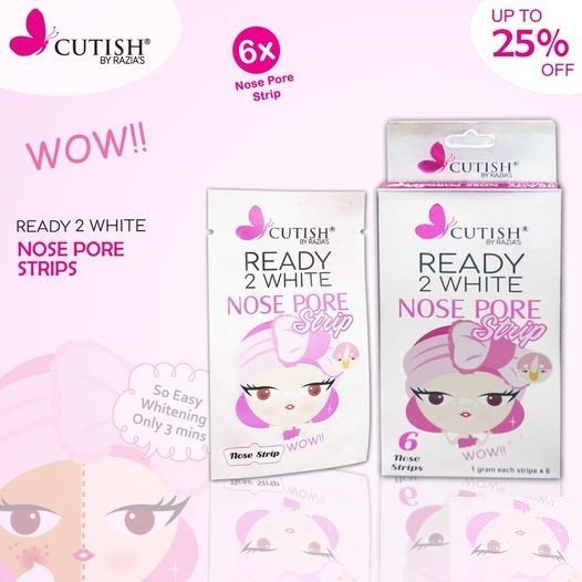Cutish Ready 2 White Nose Pore Strip