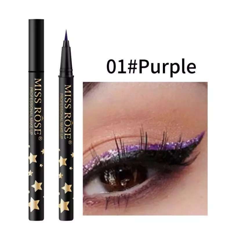 Miss Rose Glitter Color Liquid Eyeliner Pen