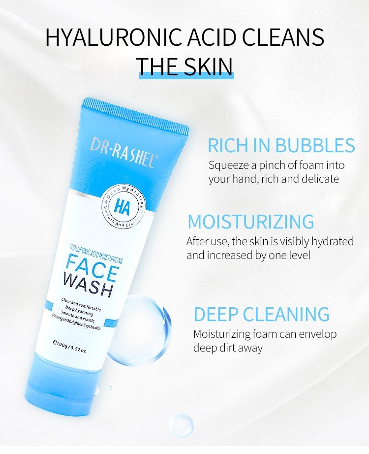 DR RASHEL Hyaluronic Acid Moisturizing and Smooth Face Wash