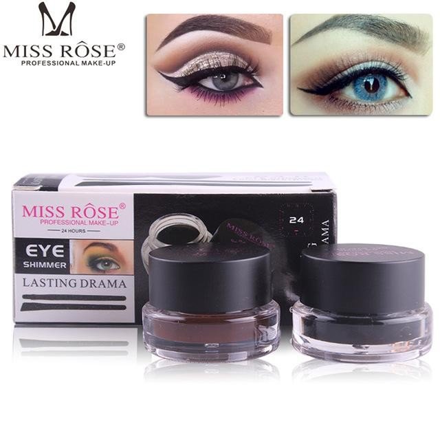Miss Rose Eye Gel Eyeliner Black And Brown Eyeliner