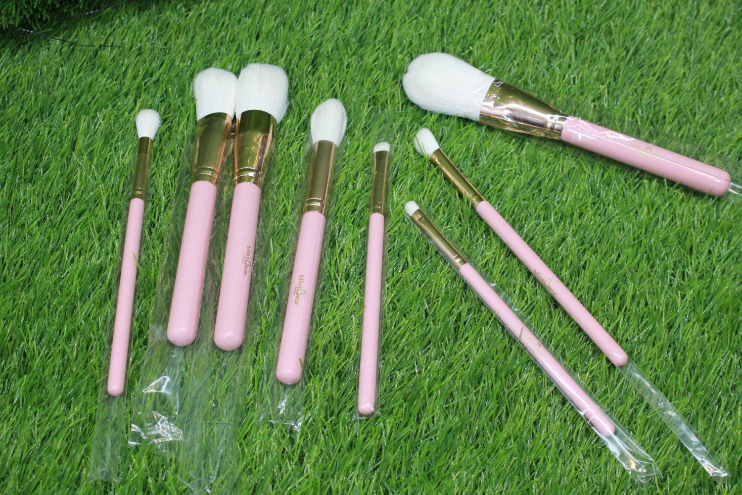Mint Bear Makeup Brush Set