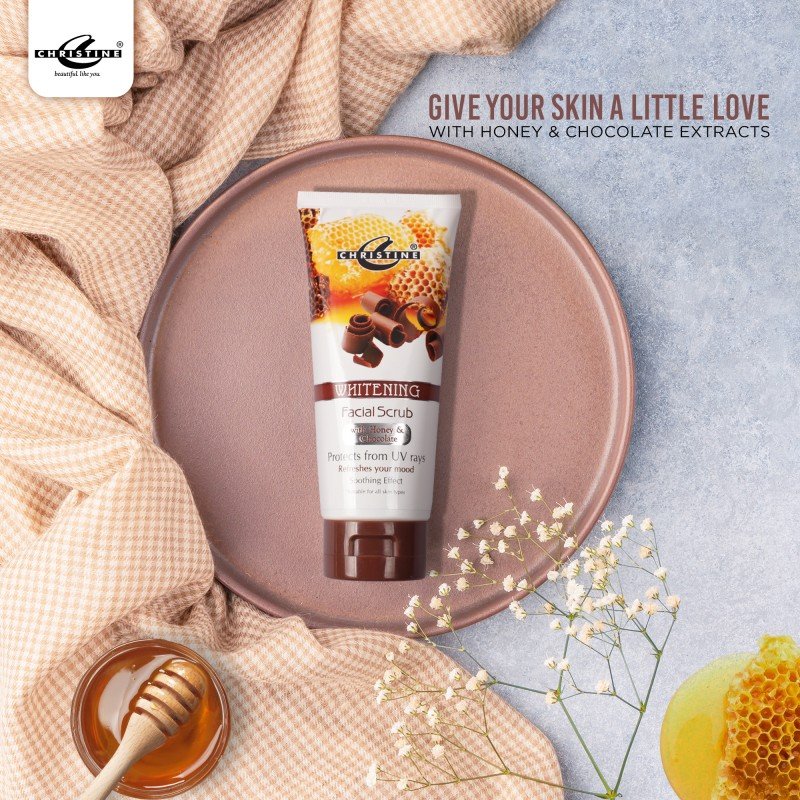 CHRISTINE Facial Scrub Honey & Chocolate 150ml.